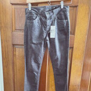 Brand New Adriano Goldschmidt Velvet Skinny Leggings